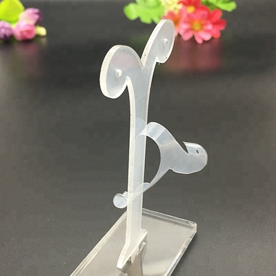 Estante de escritorio del pendiente de la exhibición de acrílico de la joyería de la forma del árbol