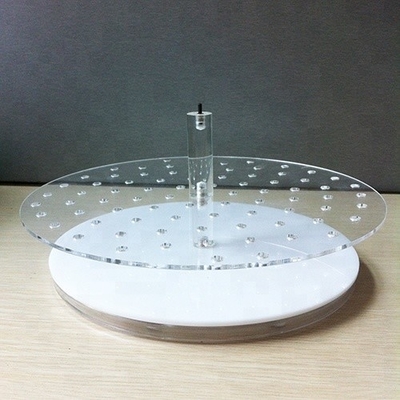 Bandeja de acrílico de la exhibición de la joyería del organizador de la exposición de acrílico de escritorio de la joyería para el anillo