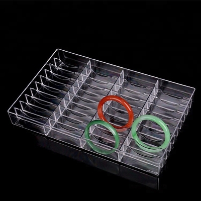 Soporte de acrílico del collar del estante de acrílico de la pulsera de la encimera PMMA para la alameda estupenda