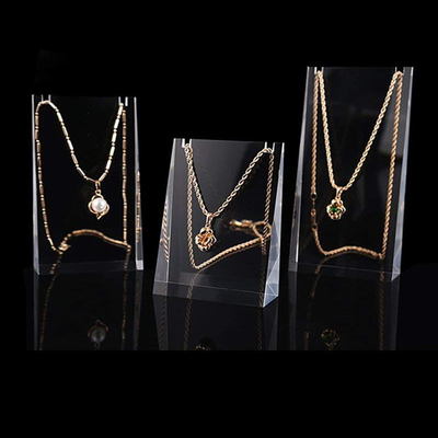 Los sistemas de exhibición de acrílico de lujo atractivos de la joyería de la encimera fáciles limpian