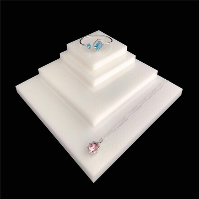Bloques de acrílico de escritorio de los soportes del collar de la exhibición de la joyería de la moda moderna