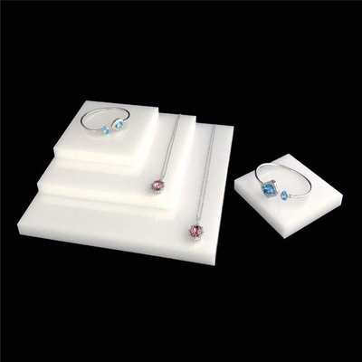 Bloques de acrílico de escritorio de los soportes del collar de la exhibición de la joyería de la moda moderna