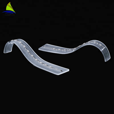 Grueso de acrílico de la exhibición 5m m de la pulsera de la joyería del boutique de la encimera comercial
