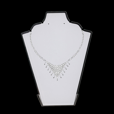 La exhibición de acrílico del collar, collar jewels el estante de exhibición para la exhibición de la exposición