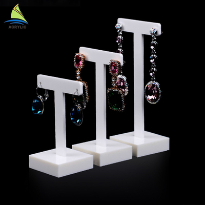 Acrílico promocional del soporte de exhibición del pendiente del soporte de exhibición de la joyería del diseño de Morden