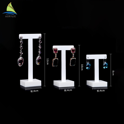 Acrílico promocional del soporte de exhibición del pendiente del soporte de exhibición de la joyería del diseño de Morden