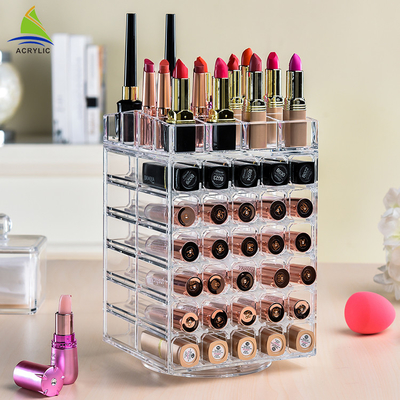 La barra de labios de giro giratoria del tenedor de acrílico de la barra de labios se eleva grueso de 3m m