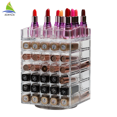 La barra de labios de giro giratoria del tenedor de acrílico de la barra de labios se eleva grueso de 3m m