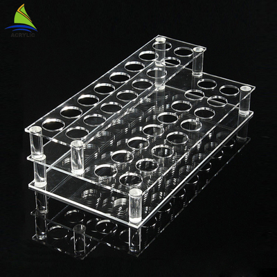 Polaco de acrílico cosmético del diamante del tenedor de la barra de labios del organizador del maquillaje de la encimera
