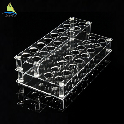 Polaco de acrílico cosmético del diamante del tenedor de la barra de labios del organizador del maquillaje de la encimera