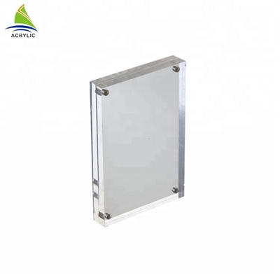 La foto de acrílico montada en la pared enmarca Eco - material claro transparente elegante amistoso