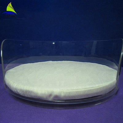 Cama/sofá cama de acrílico del diseñador de la fuente de la fábrica del OEM para el perro casero hecho a mano