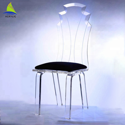 Muebles de acrílico de encargo Eco - silla de acrílico transparente clara amistosa del dormitorio