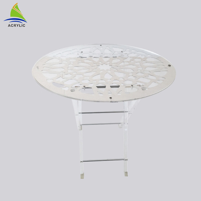 Mesa de centro de acrílico de encargo moderna del contemporáneo del modelo nuevo de los muebles de Transperant