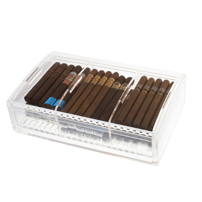 Caja de almacenamiento de acrílico modificada para requisitos particulares venta al por mayor de la fábrica para el cigarro