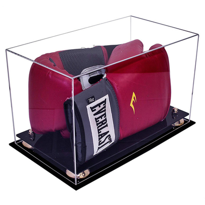 Eco - caja de presentación de acrílico de lujo amistosa del guante de boxeo pulgadas de W11 X de D8 x de H8.5