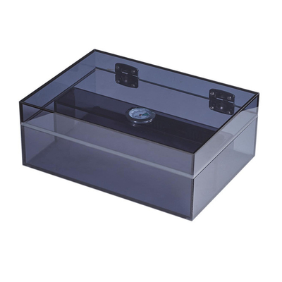 El grado superior modificó la caja de presentación para requisitos particulares de acrílico del cigarro del humidor