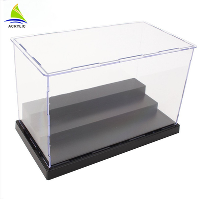 La caja de almacenamiento de acrílico clara modificó el tamaño para requisitos particulares fácil limpia para la joyería de la moda
