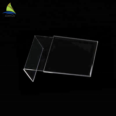 Tablero de acrílico de la muestra de la muestra de la exhibición del tenedor de la tabla de la tienda del tenedor de encargo de acrílico minimalista del menú