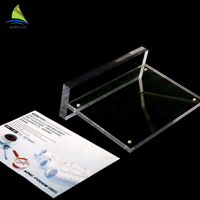Tablero de acrílico de la muestra de la muestra de la exhibición del tenedor de los tenedores de acrílico comerciales del letrero