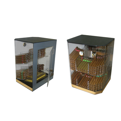 gabinete de exhibición de acrílico del cigarro del Humidor de la vitrina de la encimera del acrílico de 6m m