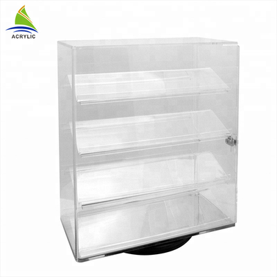 Gabinete de exhibición de acrílico de la joyería de la vitrina de la encimera del lustre para el diseño de la sala de exposición