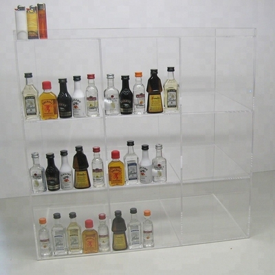 Eco - gabinete de exhibición de acrílico de encargo de la vitrina de acrílico amistosa de la encimera