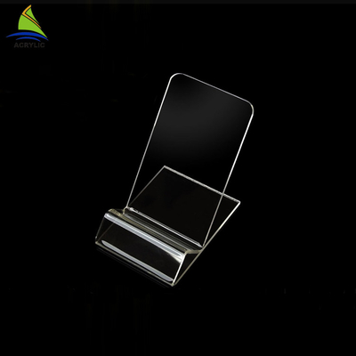 Tenedor de acrílico del teléfono móvil de la exhibición de acrílico comercial de la tienda para la exhibición al por menor