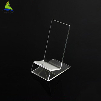 Tenedor de acrílico del teléfono móvil de la exhibición de acrílico comercial de la tienda para la exhibición al por menor