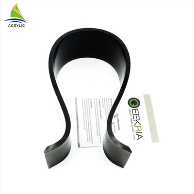 Soportes de exhibición al por menor de acrílico tableros plásticos de acrílico modificados para requisitos particulares del soporte de exhibición de las auriculares