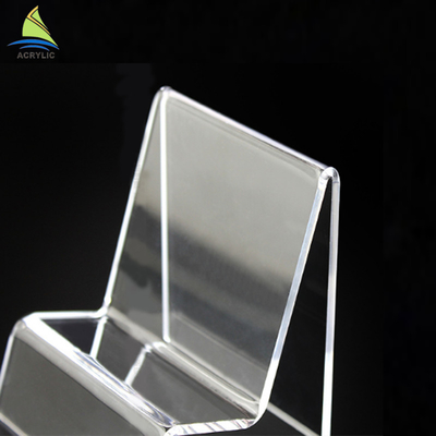 Exhibición de acrílico elegante cristalina del teléfono del soporte móvil ultra transparente