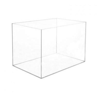 5 la cubierta lateral 12x12x18 avanza lentamente la caja de presentación del acrílico de 5m m con la impresión del logotipo