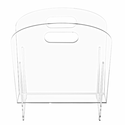Soporte de exhibición del tenedor de la revista/estante de acrílico claros modernos libres del organizador del almacenamiento de la carpeta de archivos
