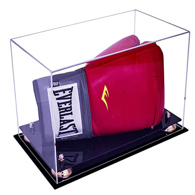 Caja de luz llevada de acrílico de lujo, vitrina de encargo del guante de boxeo del tamaño