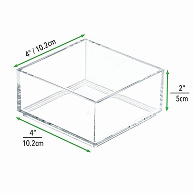 Tenedores de acrílico claros modificados para requisitos particulares del folleto del lucite 4x6/tenedor pegajoso del cuaderno de notas del papel