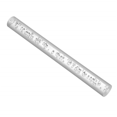 Barra durable redonda modificada para requisitos particulares claro de acrílico clásico de Rod PMMA de la burbuja del tamaño de la exhibición de la tienda