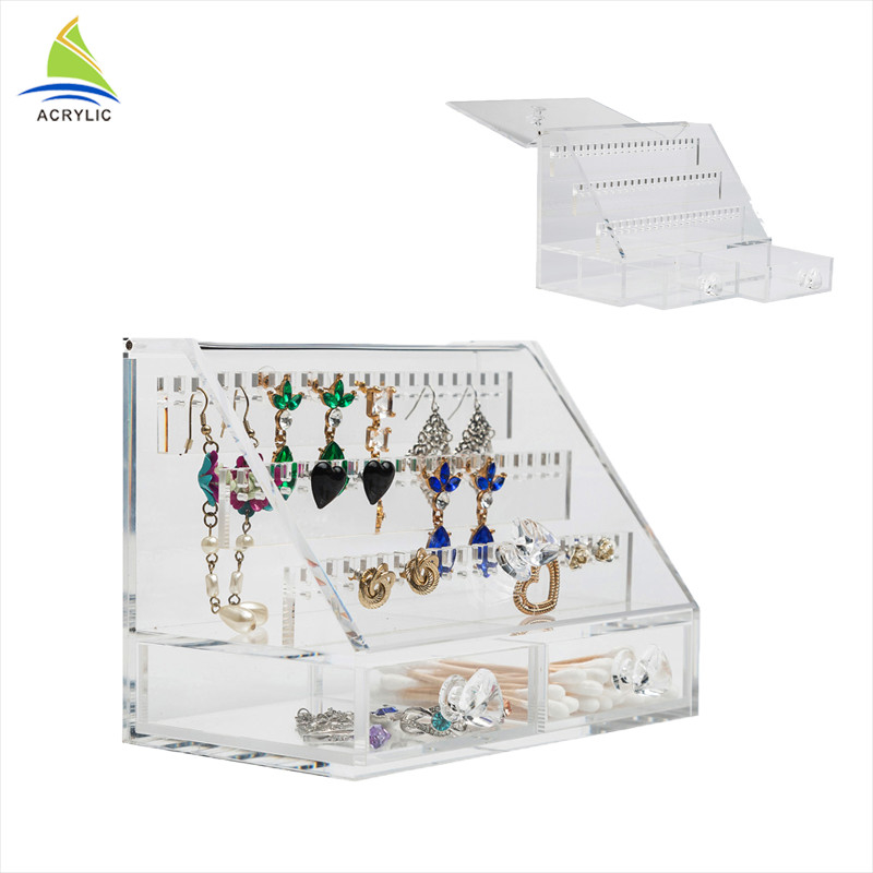 Joyería de acrílico de la exhibición de acrílico de la joyería de la tienda que muestra el soporte de exhibición para los collares