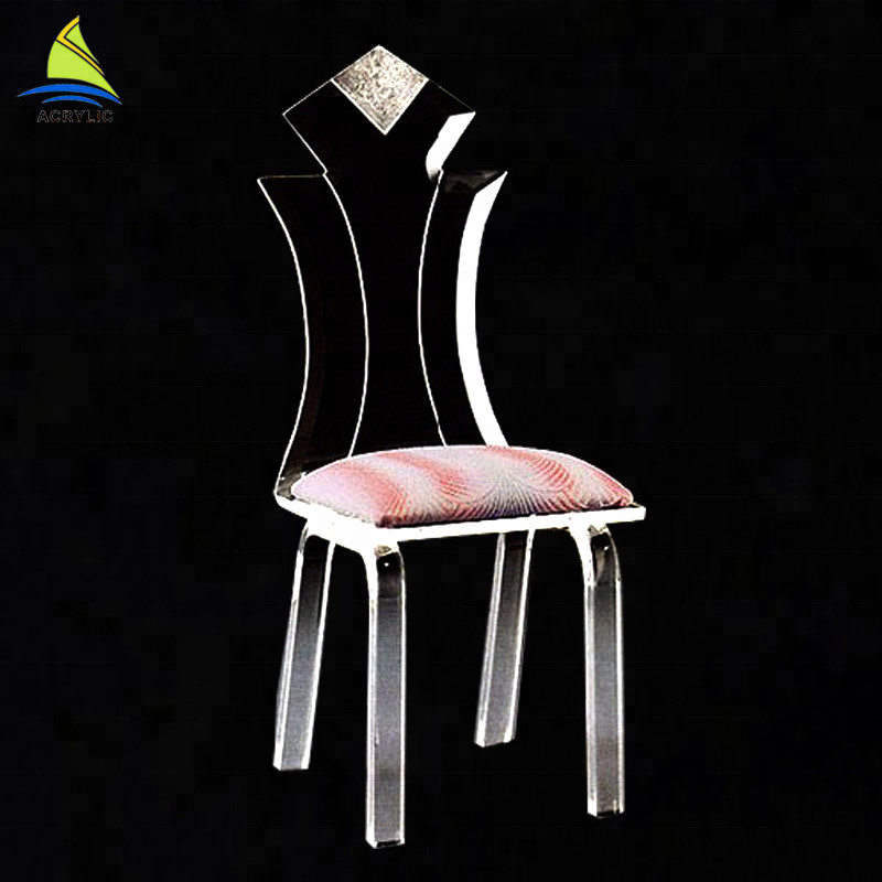 Princesa de acrílico bastante colorida de acrílico de encargo Chair de los diferentes tipos de los muebles del hotel