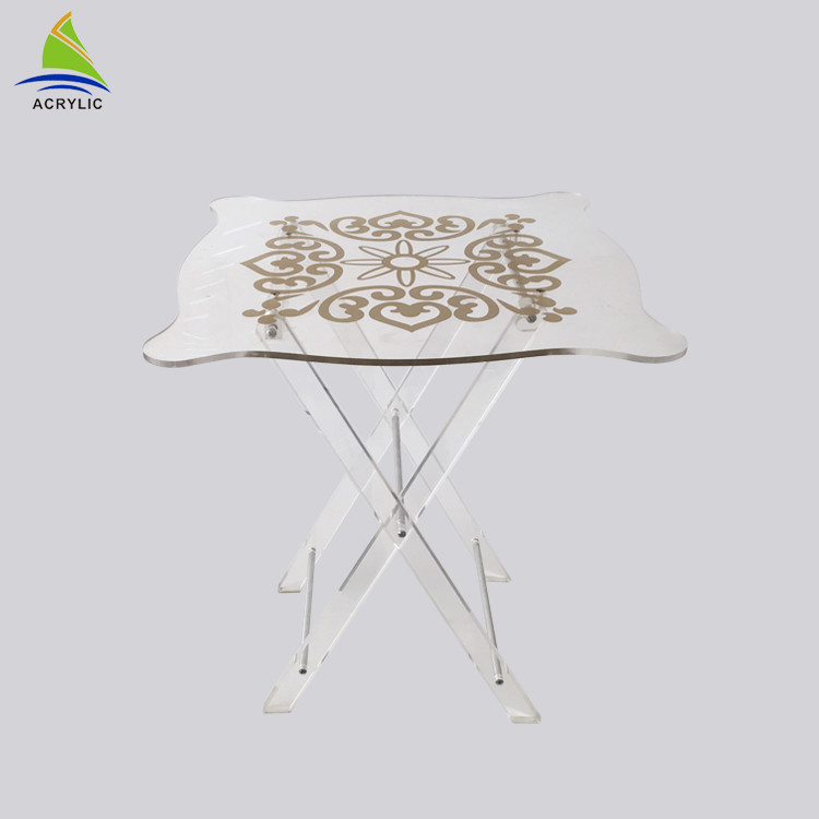 Mesa de centro de lujo de la sala de estar de la impresión/arriba mesa de centro del claro para la sala de estar